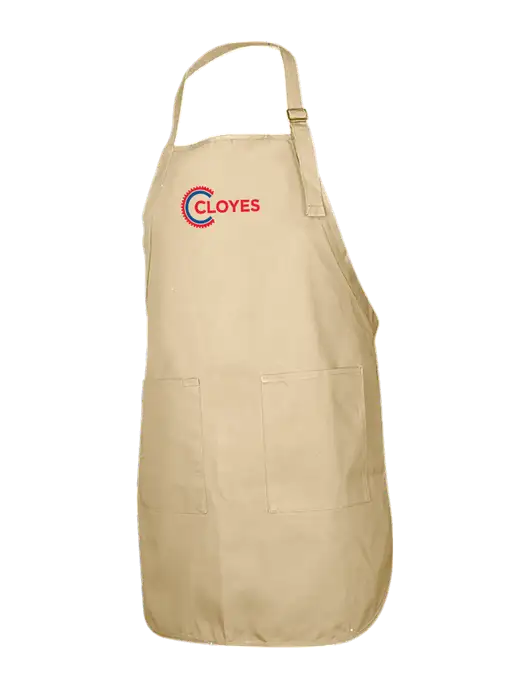 Full-Length Stone Apron With Pockets w/Cloyes Logo