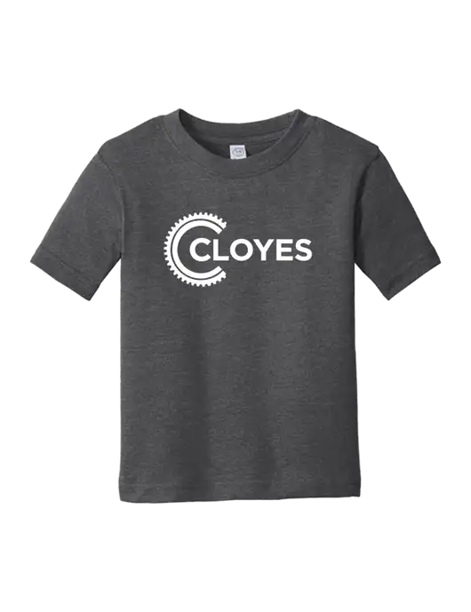 Rabbit Skins Vintage Smoke Toddler Fine Jersey Tee w/Cloyes Logo