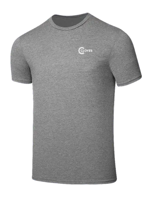 Seriously Soft Grey Frost T-Shirt w/Cloyes Logo