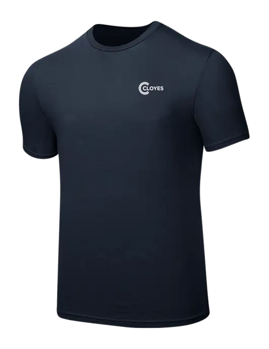 Seriously Soft Navy T-Shirt w/Cloyes Logo
