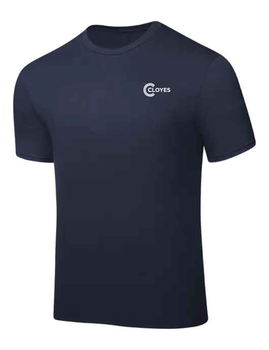 Navy PosiCharge Competitor Tee w/Cloyes Logo