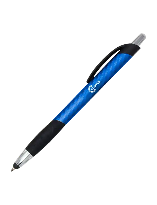 Sunray Blue Stylus Pen - Black Ink w/Cloyes Logo