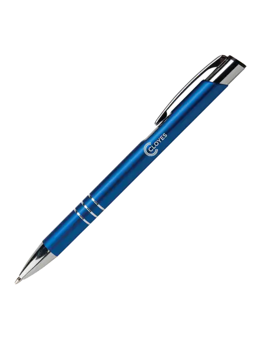 Laurent Blue Pen - Black Ink w/Cloyes Logo