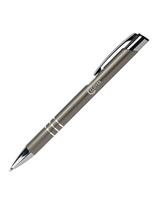 Laurent Gunmetal Pen - Black Ink w/Cloyes Logo