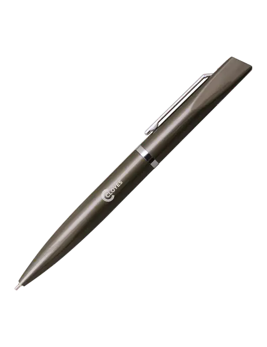 Santos Gunmetal Pen - Black Ink w/Cloyes Logo