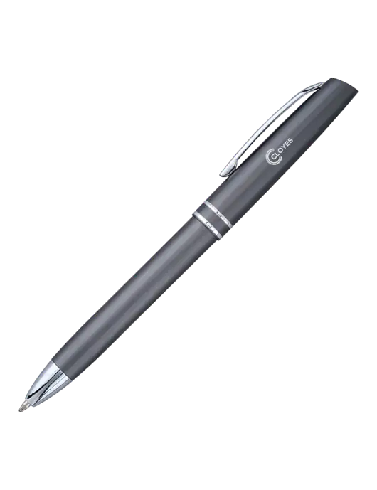 Gunmetal Anguilla Black Ink Pen w/Cloyes Logo
