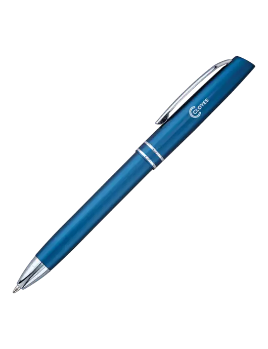 Blue Anguilla Black Ink Pen w/Cloyes Logo