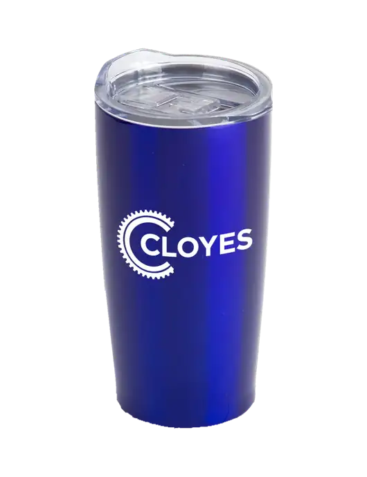 Society Blue 20 oz Insulated Tumbler w/Cloyes Logo