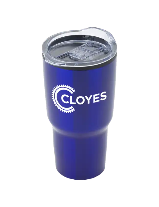 Odyssey Blue 30 oz Travel Tumbler w/Cloyes Logo