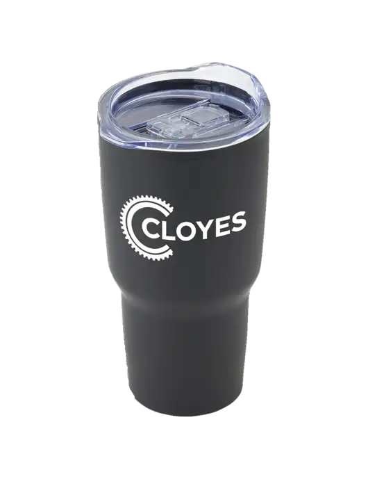 Odyssey Black 30 oz Travel Tumbler w/Cloyes Logo