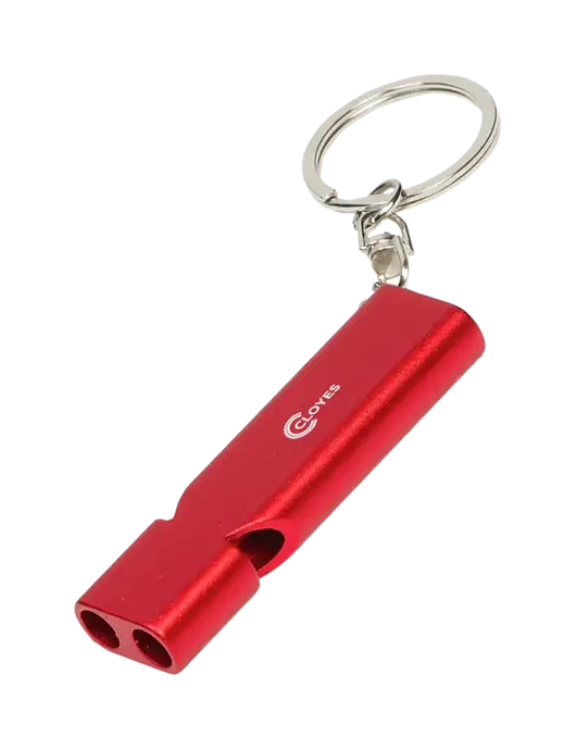 Quick Alert Red Safety Whistle w/Cloyes Logo
