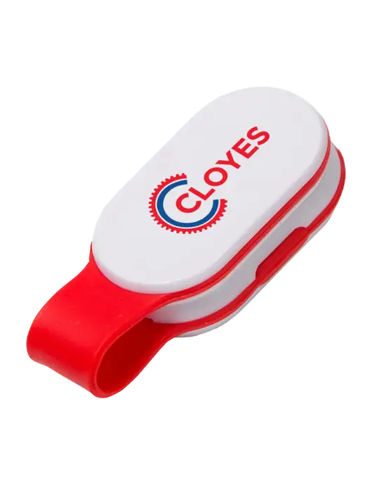 Magna Clip Red Personal Safety Light w/Cloyes Logo