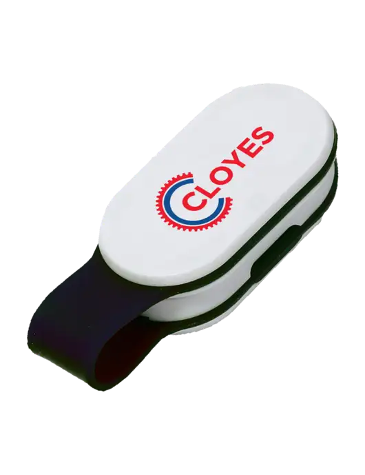 Magna Clip Black Personal Safety Light w/Cloyes Logo