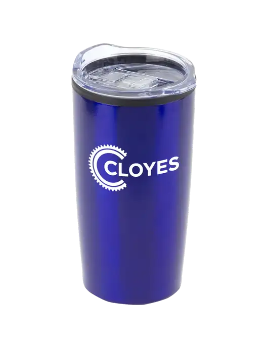Olympus Blue 20 oz Tumbler w/Cloyes Logo