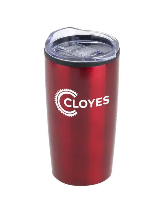 Olympus Red 20 oz Tumbler w/Cloyes Logo