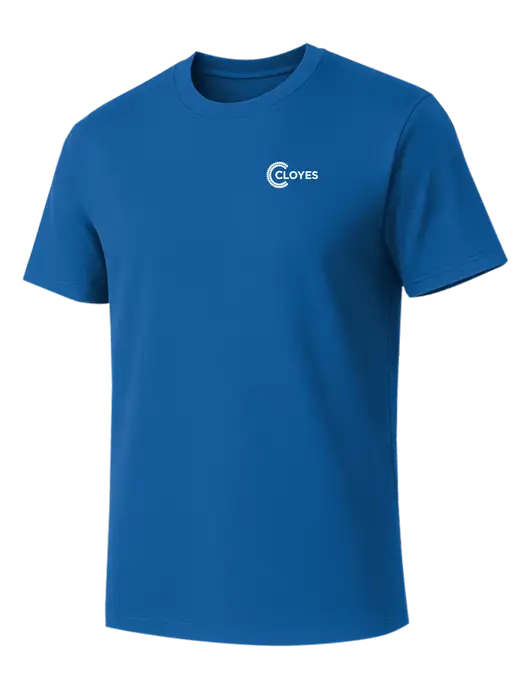 Allmade Royal Blue Organic Cotton Tee w/Cloyes Logo