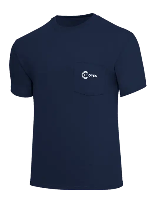 Core Blend Navy Pocket T-Shirt w/Cloyes Logo