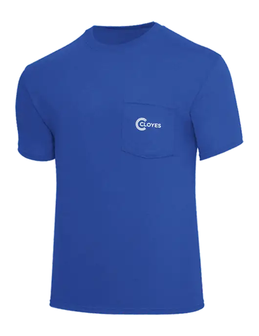 Core Blend Royal Pocket T-Shirt w/Cloyes Logo