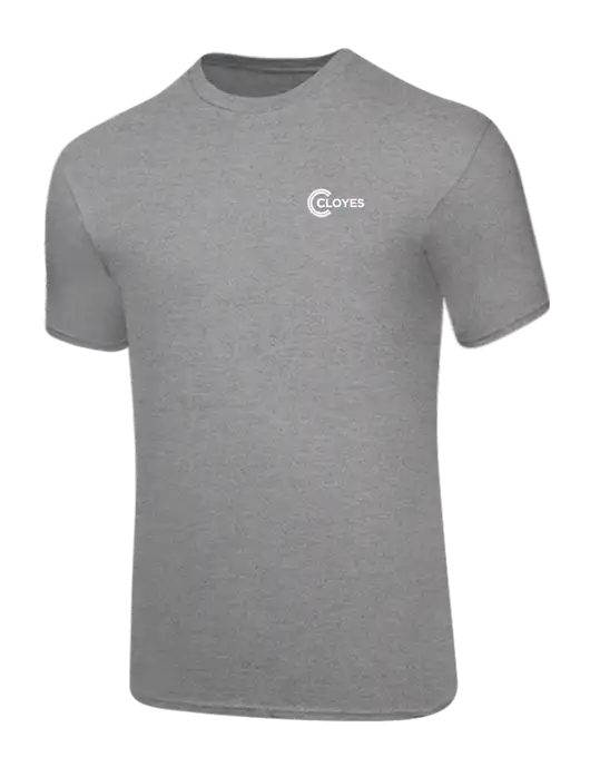 Core Blend Medium Grey Heather T-Shirt w/Cloyes Logo