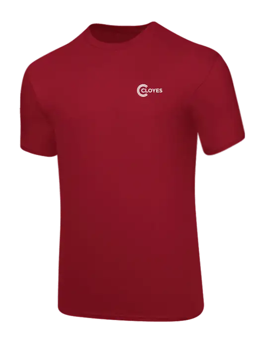 Core Blend Red T-Shirt w/Cloyes Logo