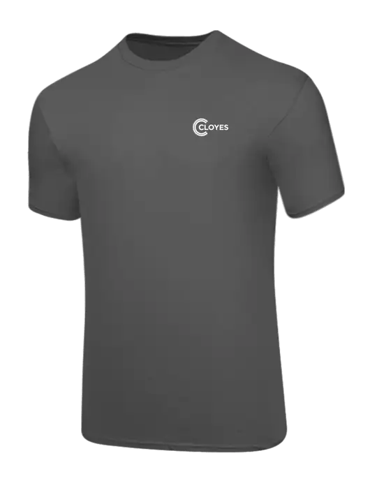 Core Blend Medium Grey T-Shirt w/Cloyes Logo