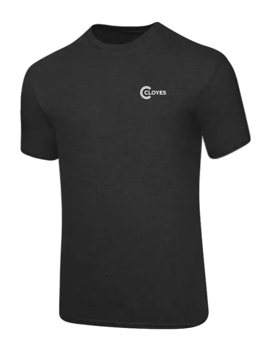 Core Blend Dark Heather Grey T-Shirt w/Cloyes Logo