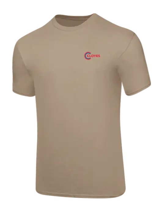 Core Blend Dark Tan T-Shirt w/Cloyes Logo