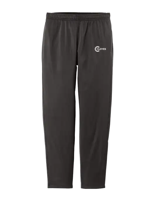 Womens Tricot Very Dark Grey Track Jogger w/Cloyes Logo