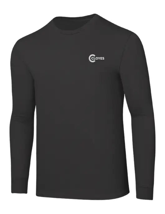 Core Blend Charcoal Grey Long Sleeve Tee w/Cloyes Logo