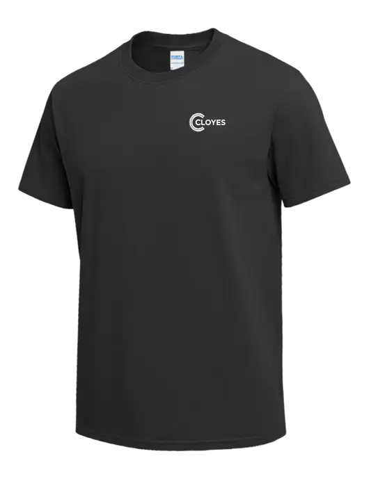 Charcoal Heavyweight 6.1 oz T-Shirt w/Cloyes Logo