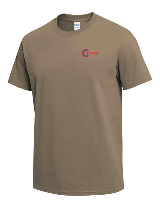 Dark Tan Heavyweight 6.1 oz T-Shirt w/Cloyes Logo