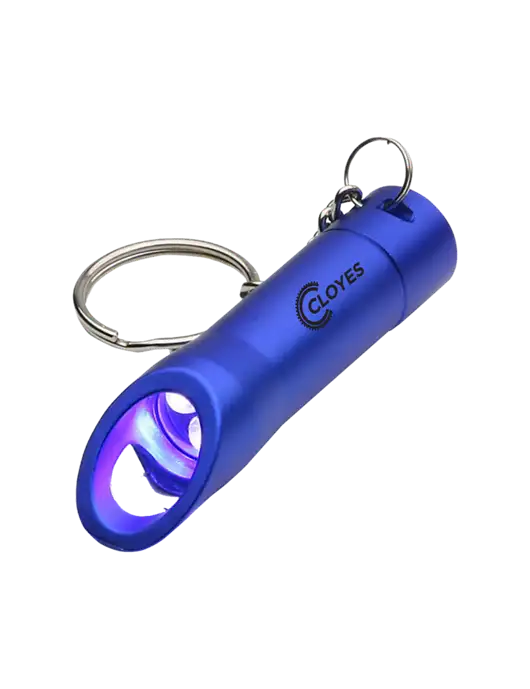 Royal Pocket LED Flashlight with Bottle Opener & Keychain w/Cloyes Logo