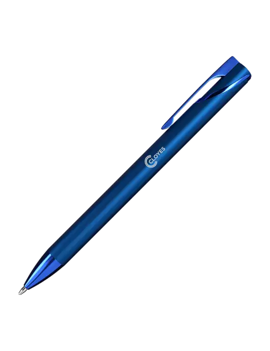 Navy HyperNova Ballpoint Pen - Black Ink w/Cloyes Logo