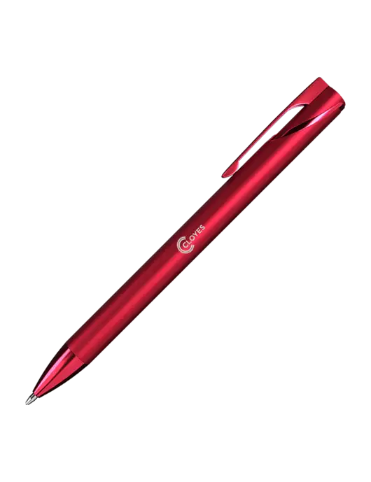 Red HyperNova Ballpoint Pen - Black Ink w/Cloyes Logo