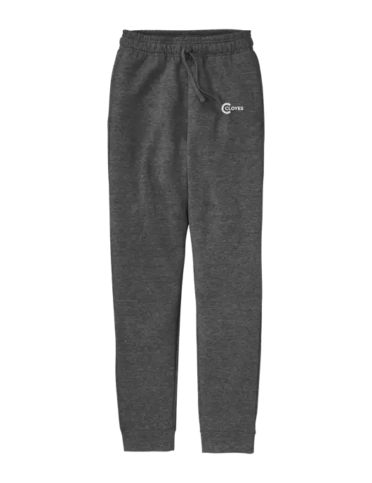 Core Fleece Dark Heather Grey Jogger w/Cloyes Logo