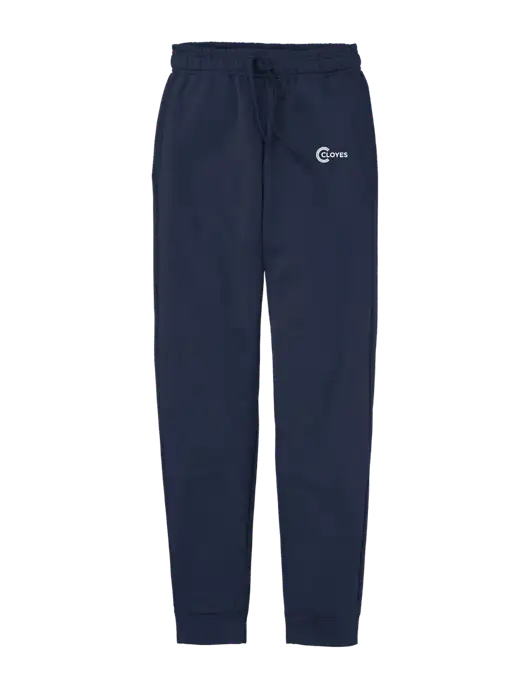 Core Fleece Navy Jogger w/Cloyes Logo