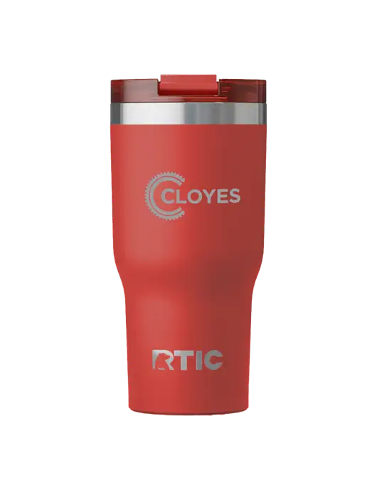RTIC Essential 30 oz Red Tumbler w/Cloyes Logo