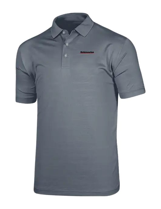 Callaway Vibrant Light Grey Ventilated Polo w/Rotomaster Logo