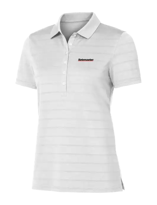 Callaway Womens Bright White Ventilated Polo w/Rotomaster Logo
