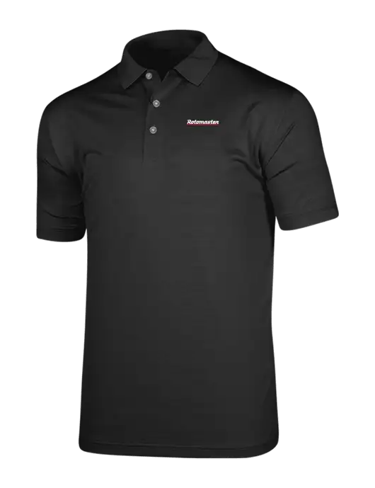 Callaway Vibrant Black Ventilated Polo w/Rotomaster Logo