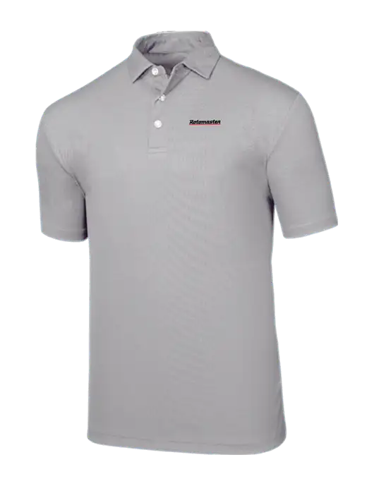 Callaway Birdseye Light Grey Polo w/Rotomaster Logo