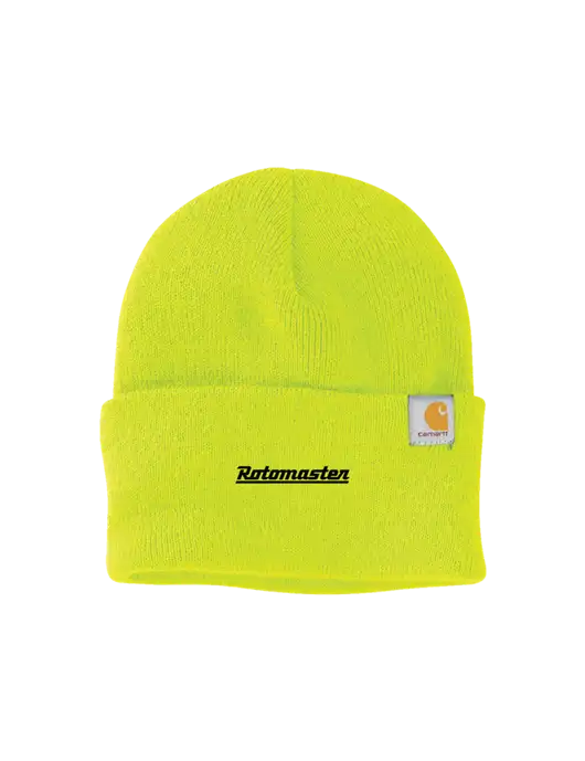 Carhartt Neon Lime Watch Cap 2.0 w/Rotomaster Logo