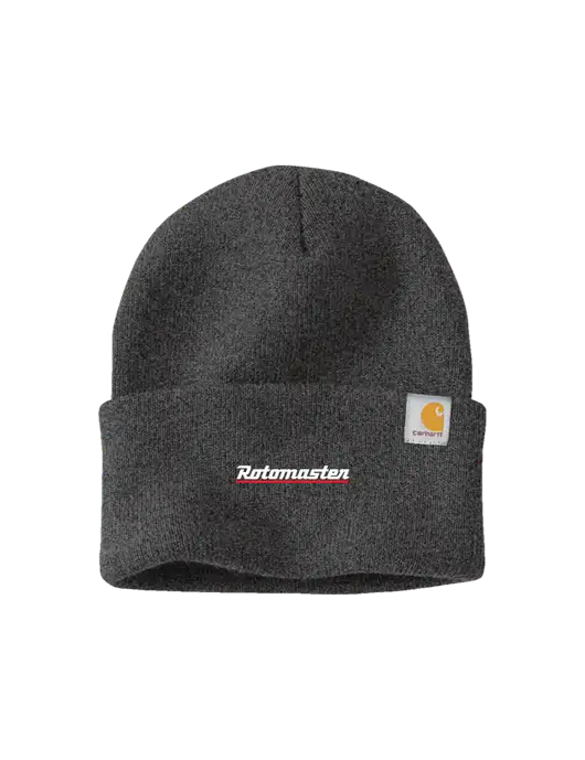 Carhartt Dark Grey Watch Cap 2.0 w/Rotomaster Logo