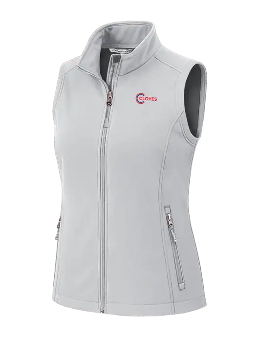 Marshmellow Womens Core Soft Shell Vest w/Cloyes Logo
