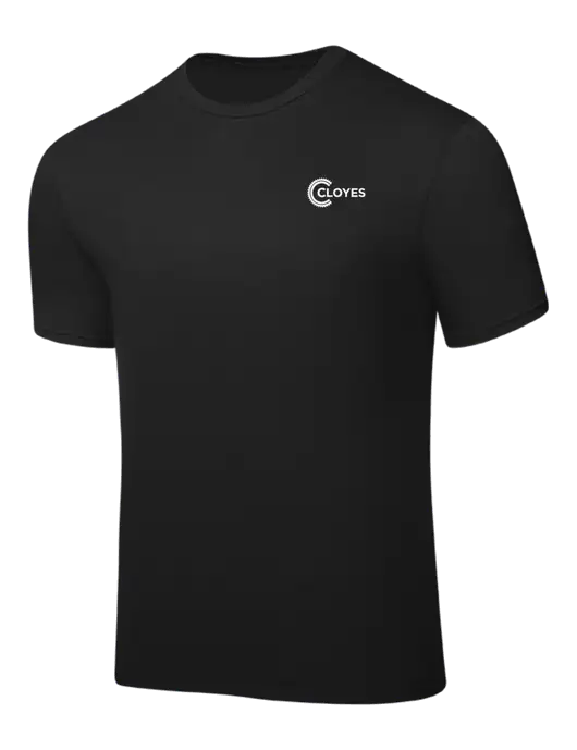 Black PosiCharge Competitor Tee w/Cloyes Logo
