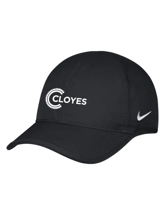 Nike Black Featherlight Cap w/Cloyes Logo