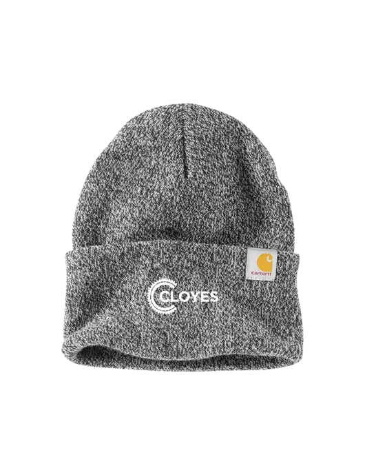 Carhartt Medium Grey Heather Watch Cap 2.0 w/Cloyes Logo