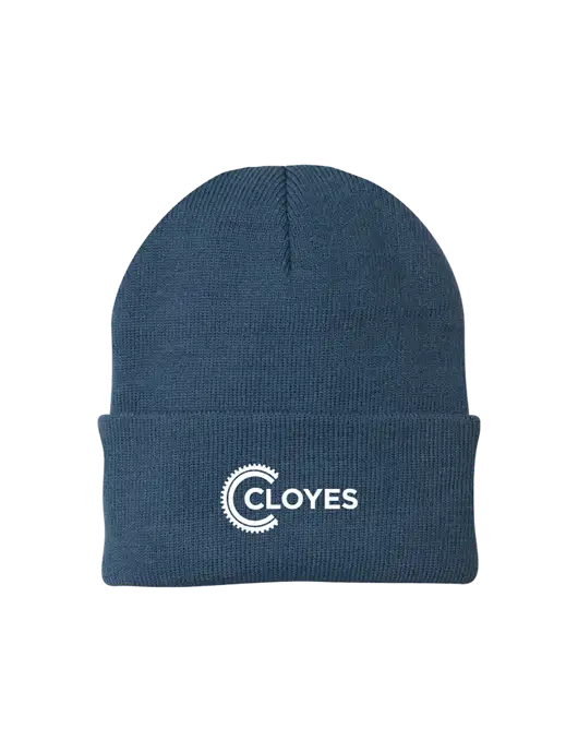 Dark Slate Knit Cap w/Cloyes Logo