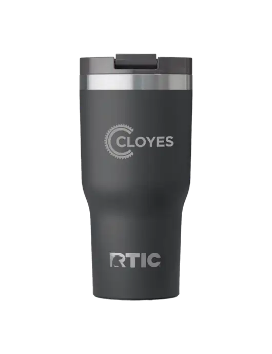 RTIC Essential 30 oz Charcoal Tumbler w/Cloyes Logo