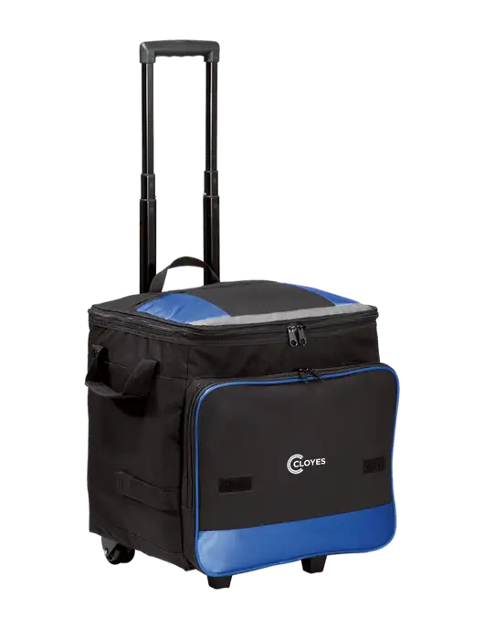 Twilight Blue Rolling Cooler w/Cloyes Logo